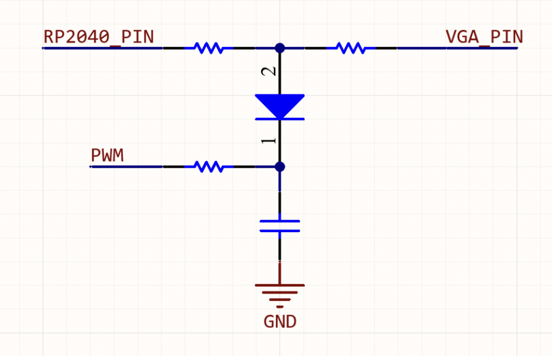 Potential circuit for fade-in