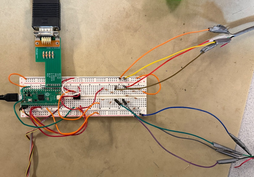 Breadboard wiring to Pico