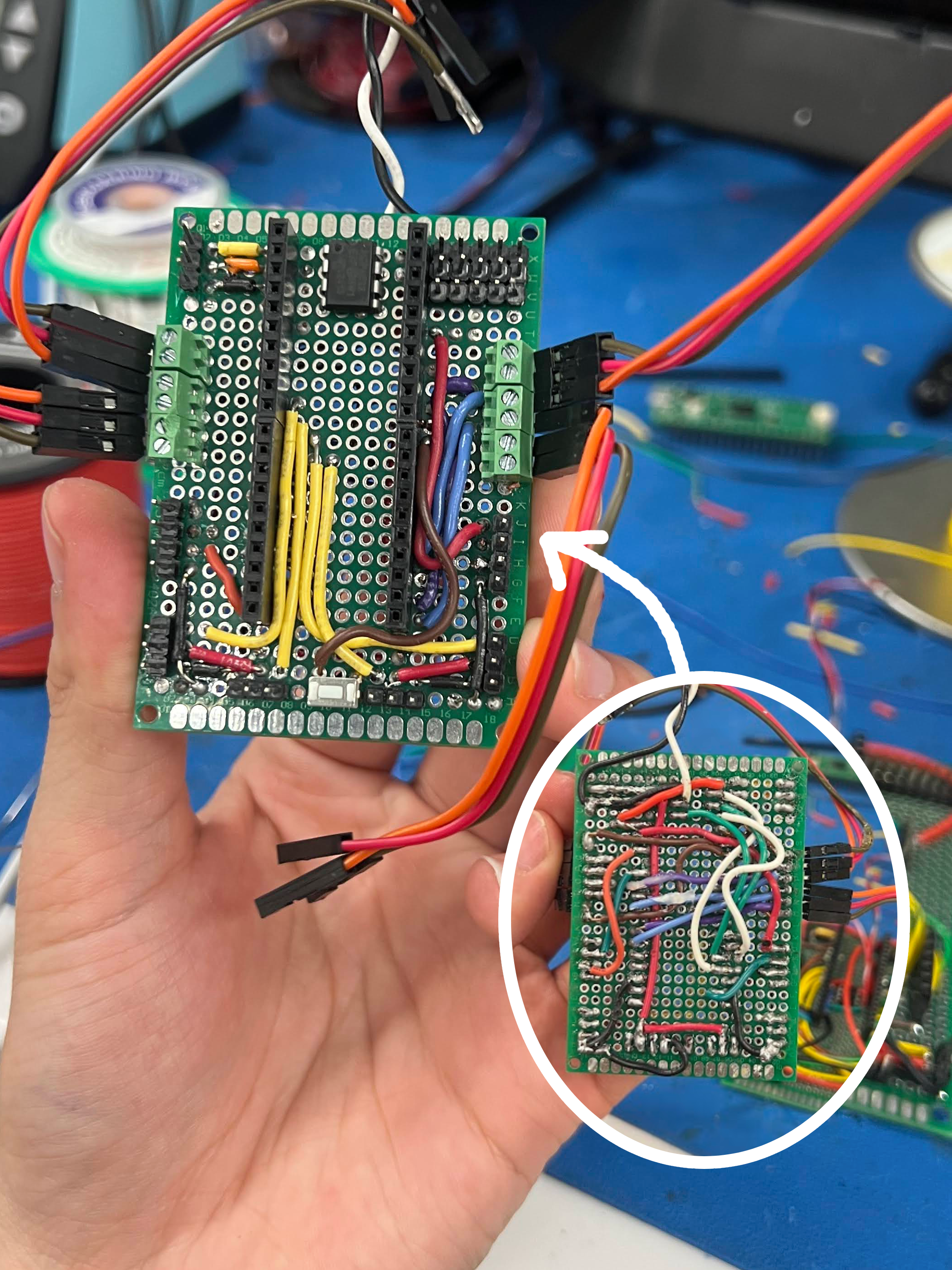 Failed solderboard