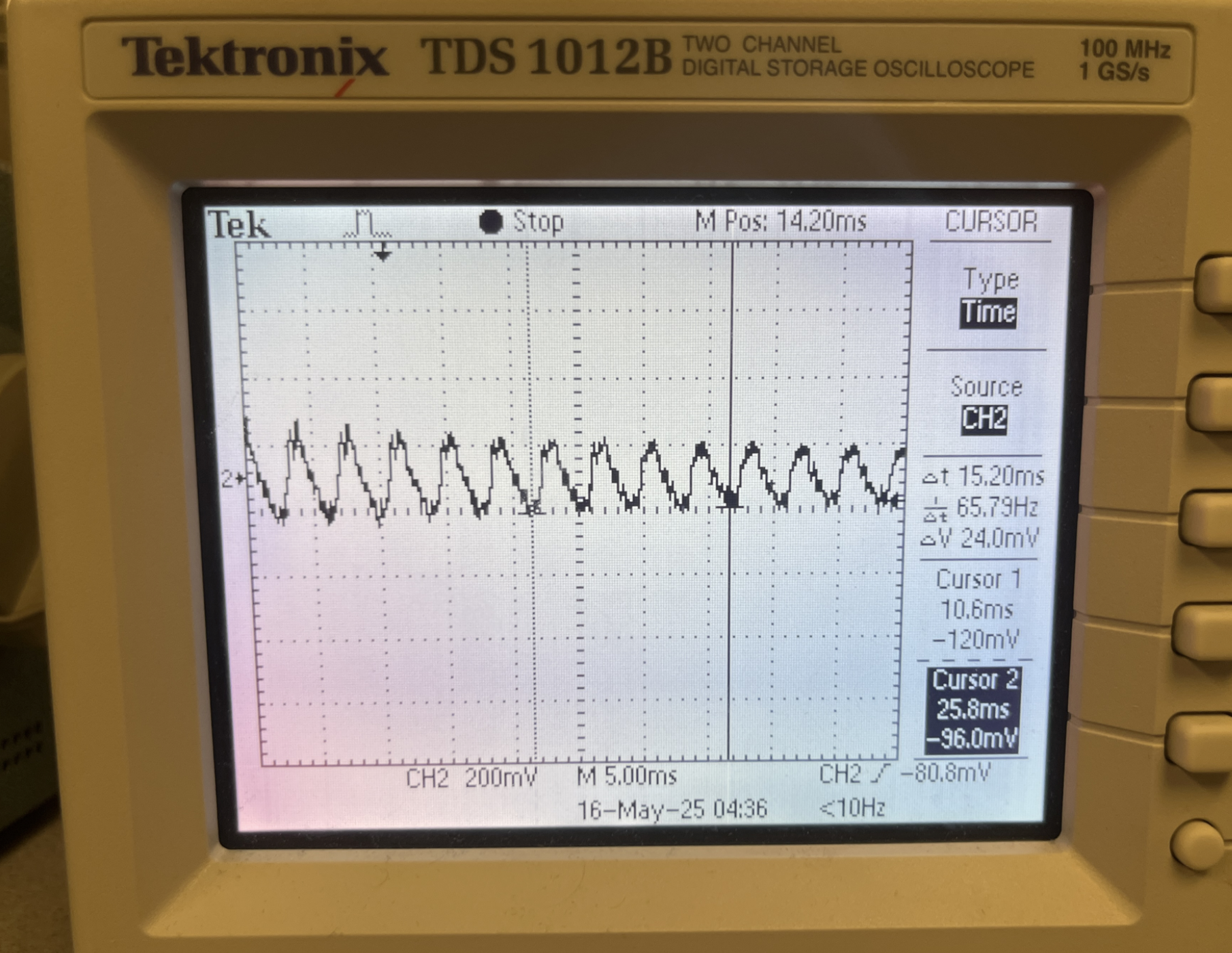 C4 note signal not low passed