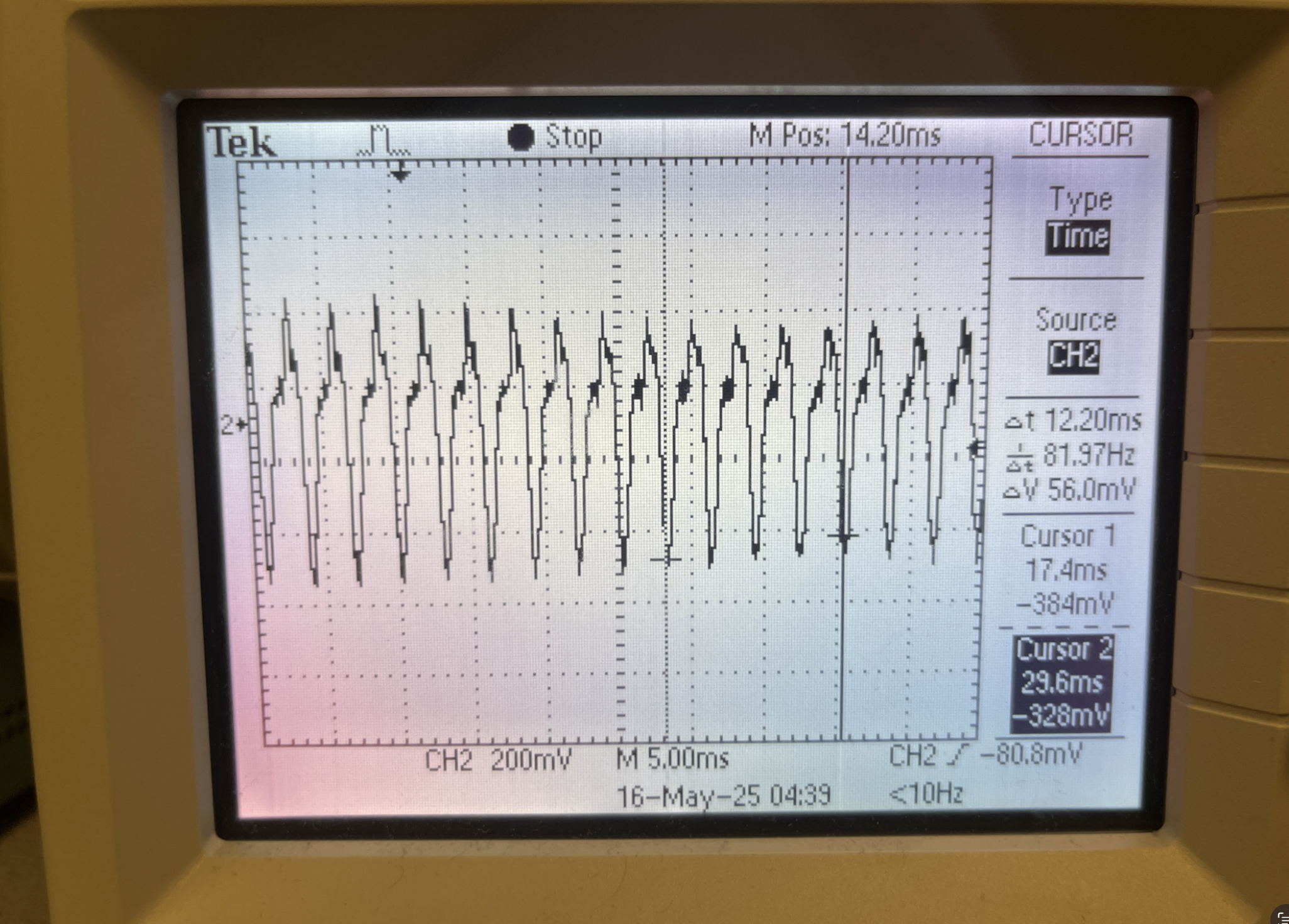 E4 audio signal when not low passed