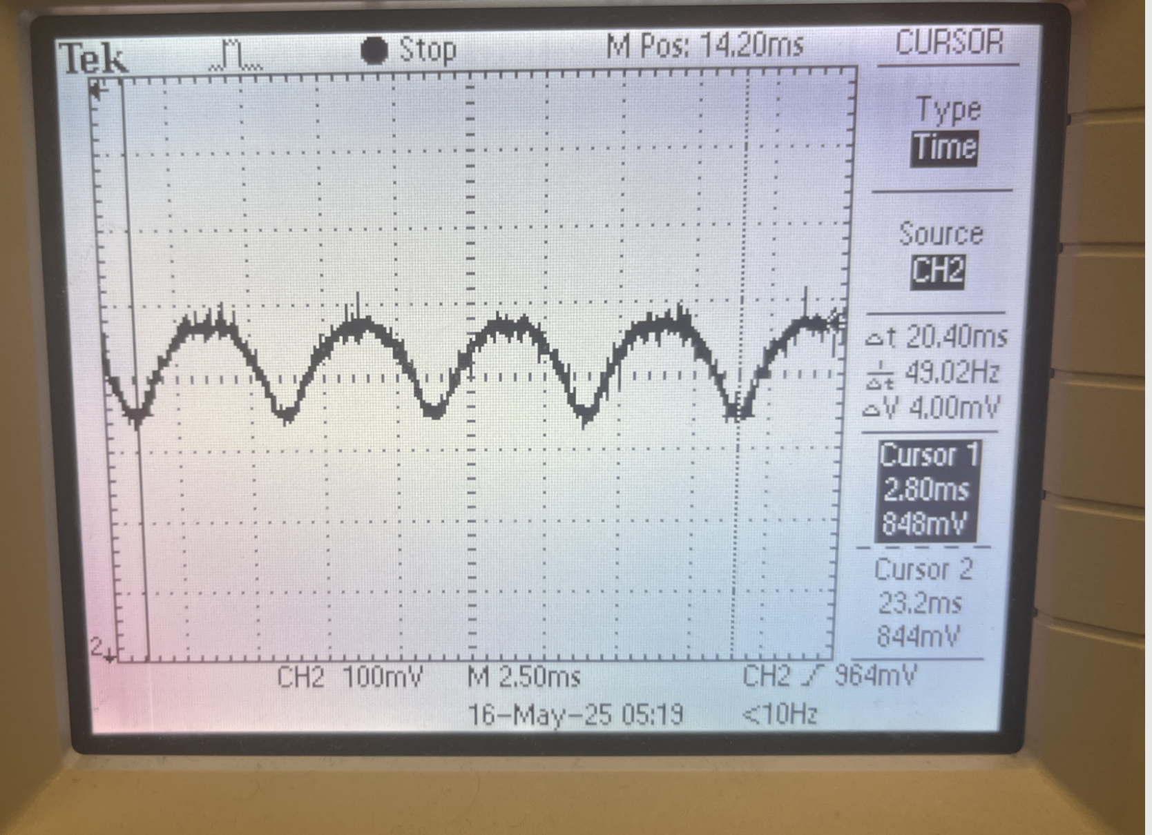 Low passed version of the G3 note