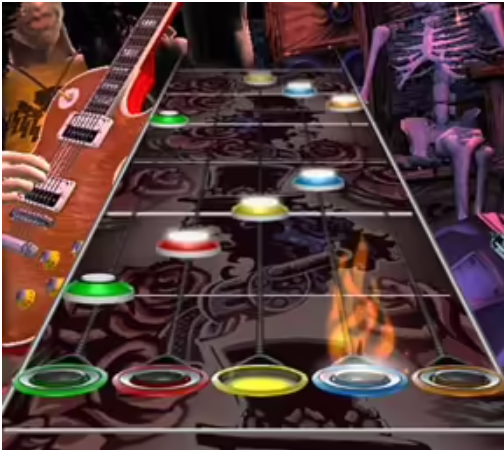 Guitar Hero Notes Example