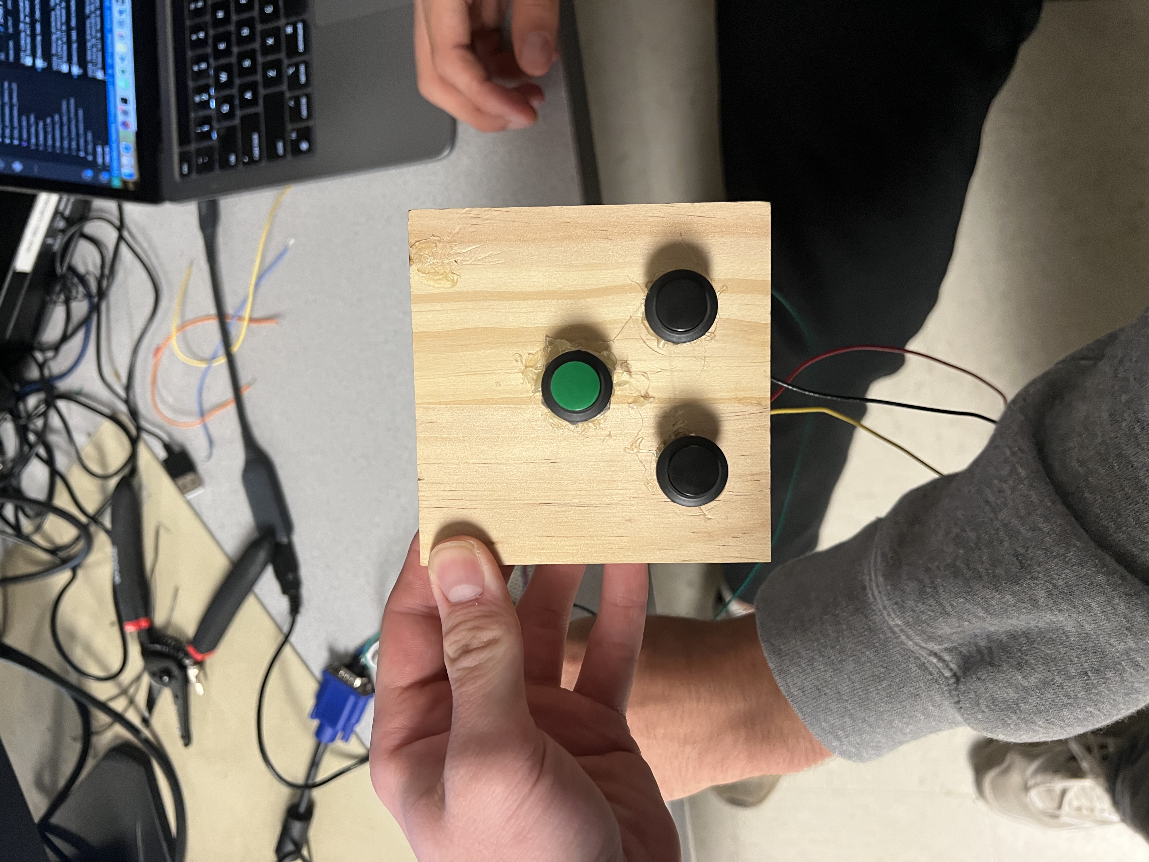 Our controller design. Very high-tech!